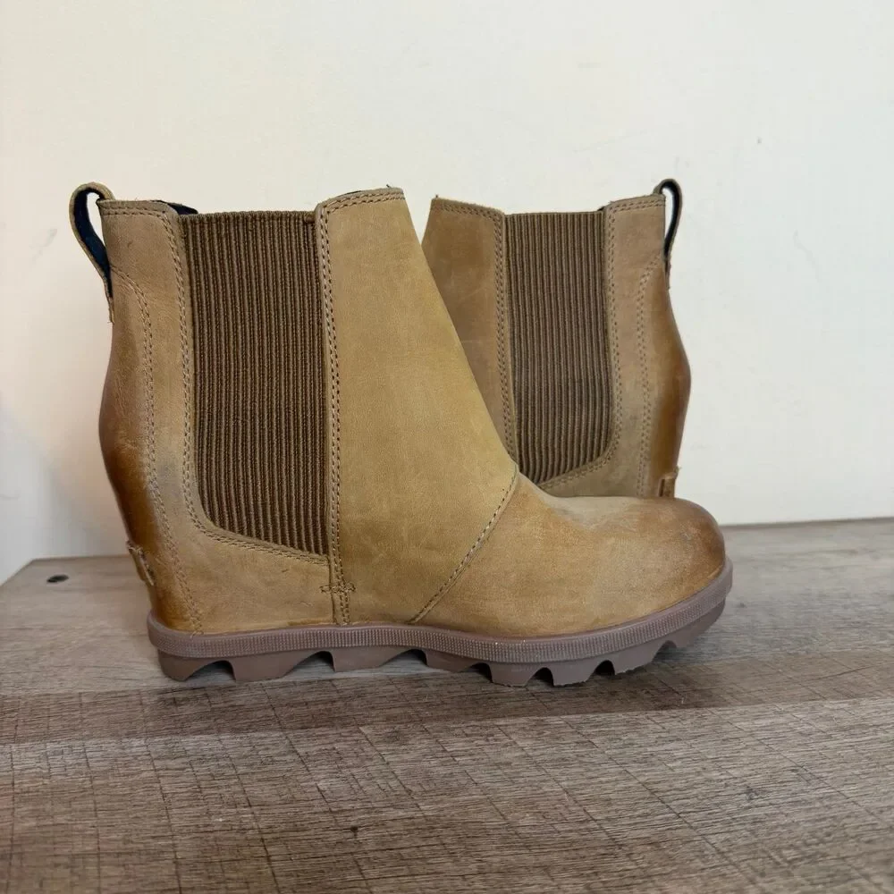 Sorel Boots Womens 6.5 Joan of Arctic II hidden Wedge Chukka Ankle Top shoes - Picture 5 of 9